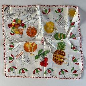 Vintage novelty hankie